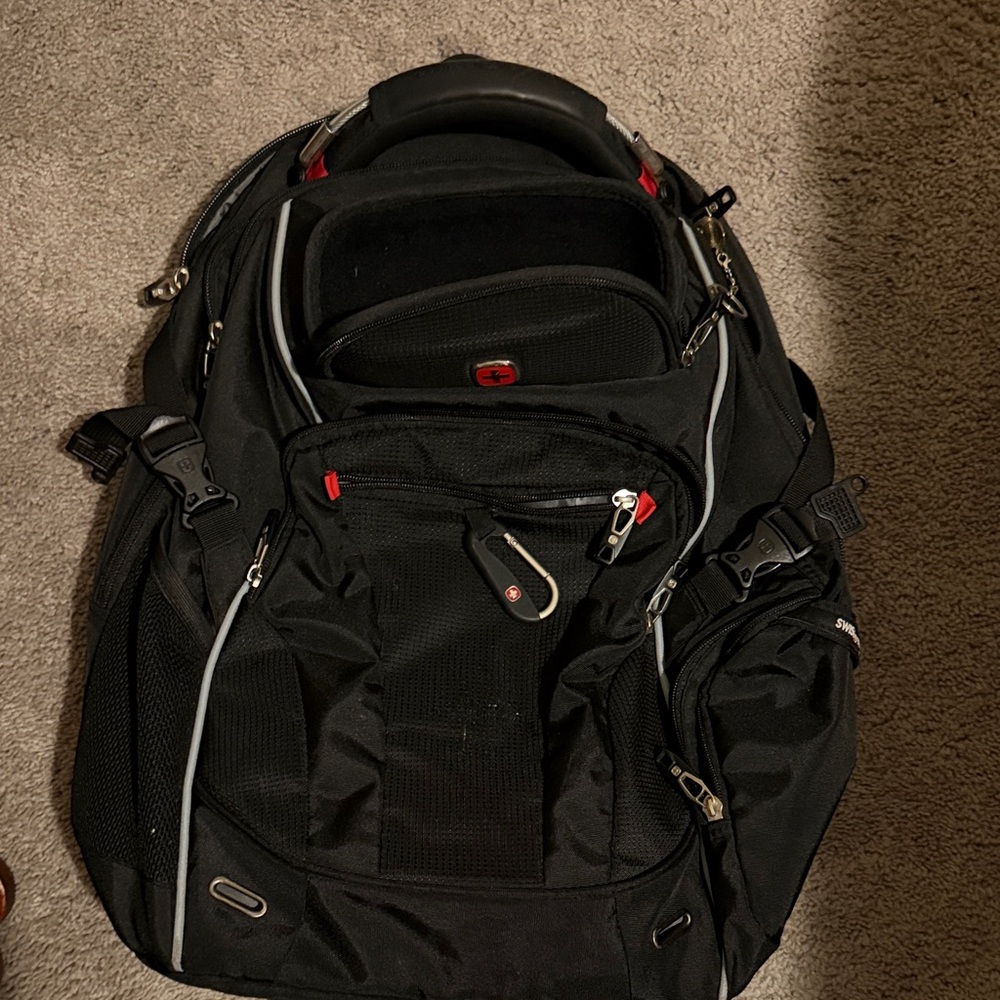 SwissGear Black and Red Backpack